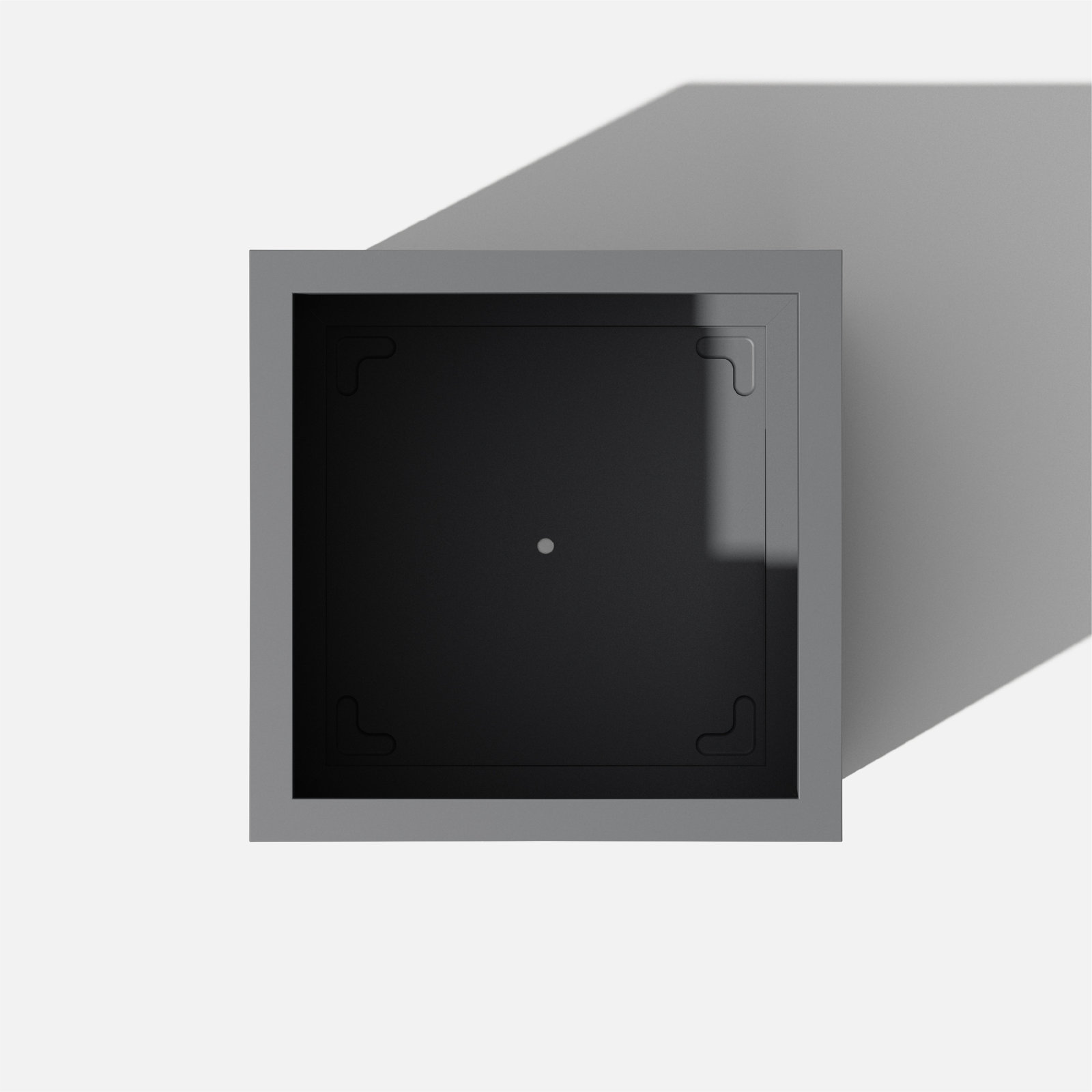 Metallic Series 27" Planter Box, Gray