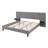 Size Platform Bed With Headboard, Modern Velvet Upholstered Platform Bed With 2 Nightstands, With Diamond Tufted,
