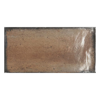 Carreau de porcelaine poli 6x12 Iris Marron
