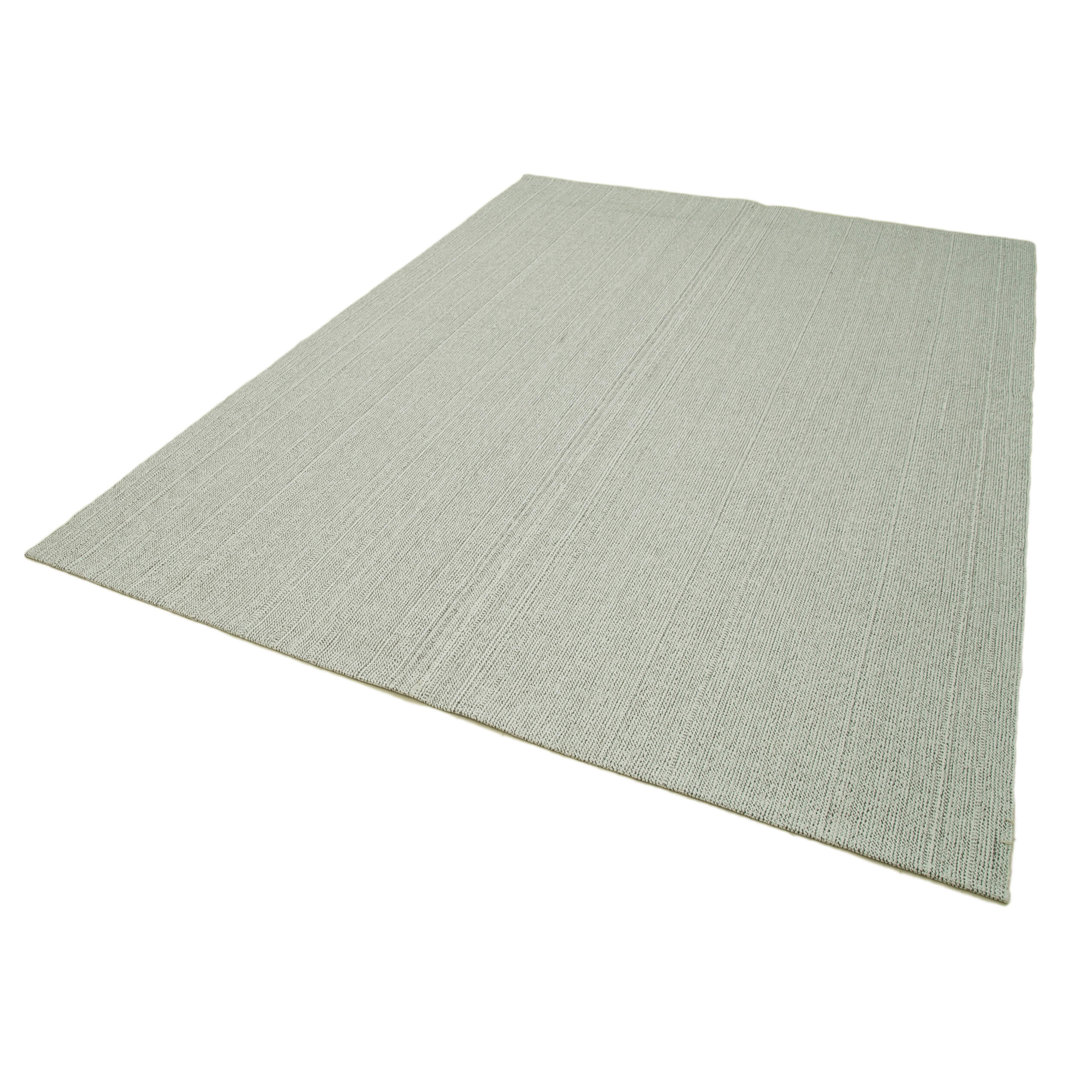 Vintage Flatweave Beige Vintage Wool Handmade Area Rug