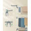 Steel Foldable Freestanding Drying Rack-1197986490