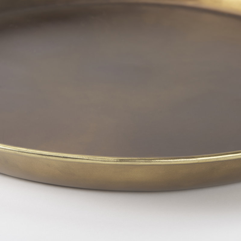 Ardis Metal Tray, 2" H x 24" W x 24" D