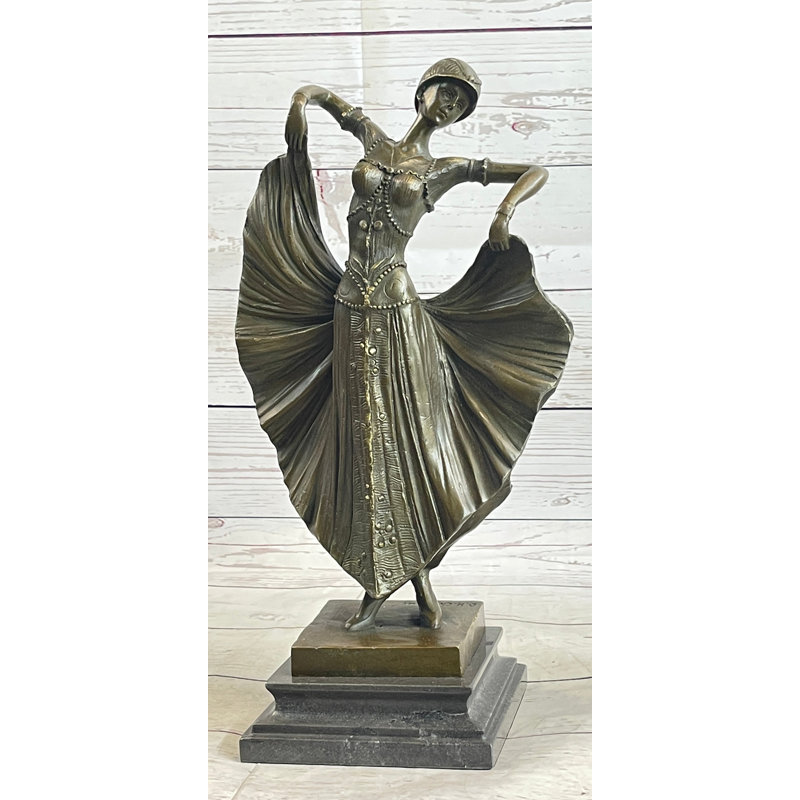 Statue de danseur français Pevensie Chiparus