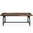 70.87", Modern Rectangular Conference Table For 6-8 People, Office Executive Desk With Durable Metal Frame, Large Work Surface For Boardroom & Team Collaboration – Rustic Brown & Black-1139011643