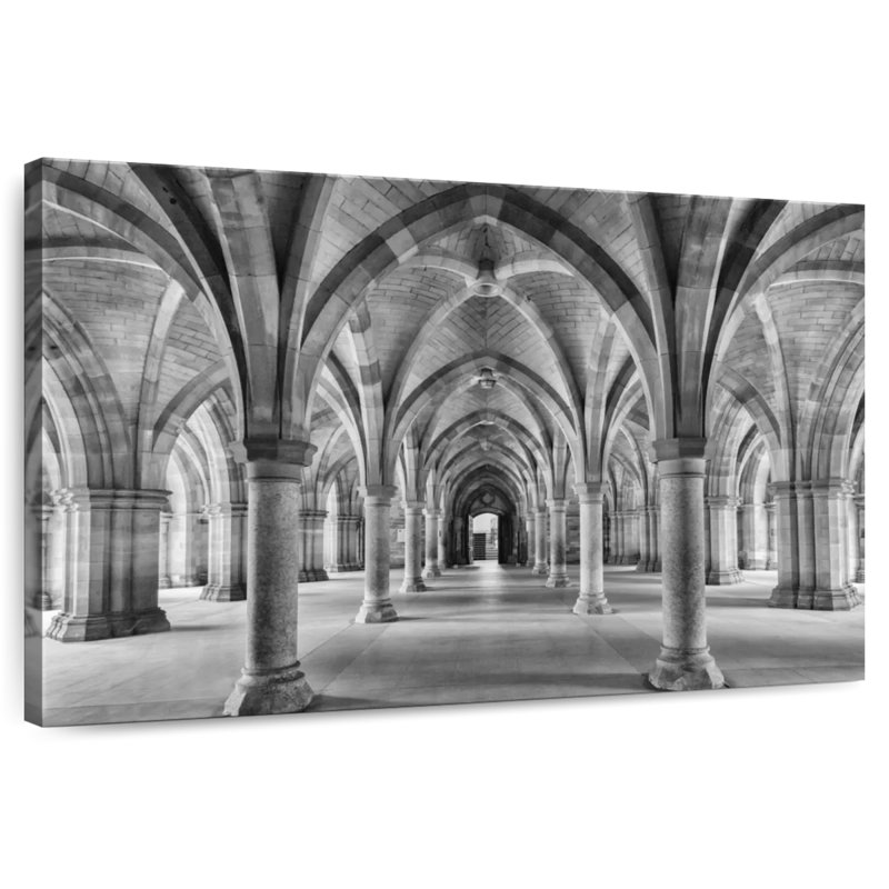 Couloirs de l'Université Lilie Glasgow, H 24 po x l 36 po