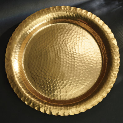 Everly Quinn Stainless Steel Platter