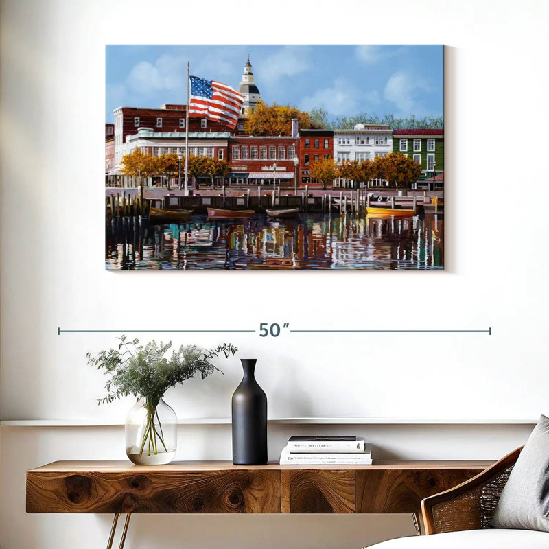 Annapolis, 26" H x 39" W