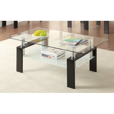 Oecusse Glass Top Single Coffee Table