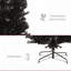 Arbre de Noël noir 8 pi