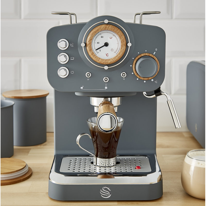 Nordic Coffee & Espresso Combo Machine, Grey