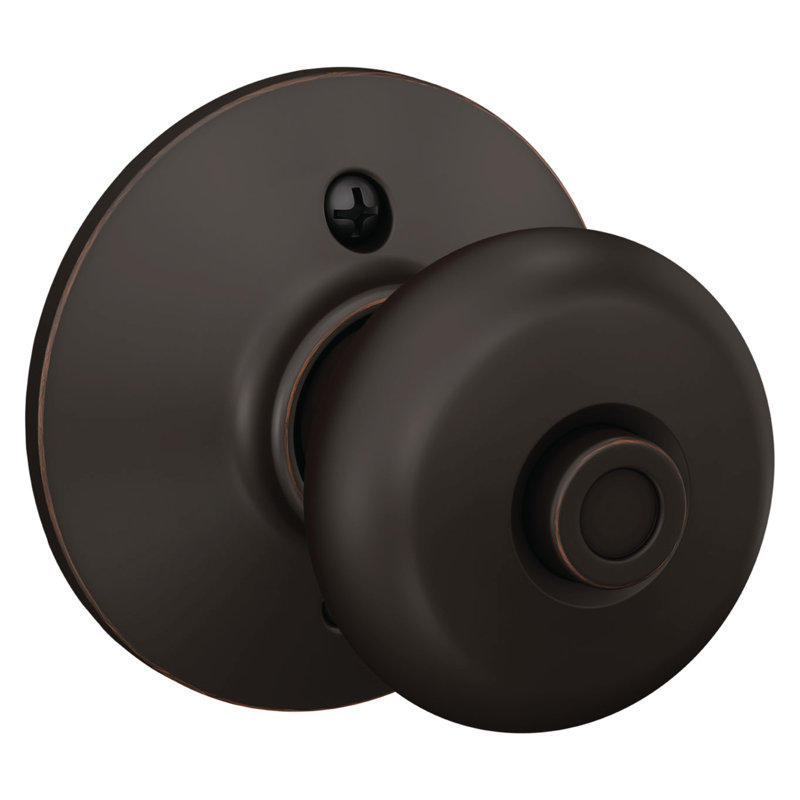 Plymouth Bed and Bath Knob, Aged Bronze