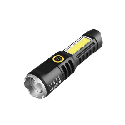 long beam light LED Flashlight 1000 Lumens Super Bright Flashlight  Zoomable  Rechargeable Flashlight With 4 Modes Powerful Handheld Flashlight