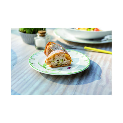 Colourful Spring Bread & Butter Plate
