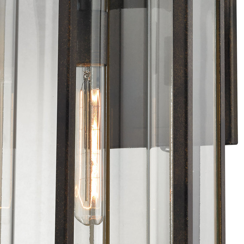 Bianca 20'' High 1-Light Outdoor Sconce - Hazelnut Bronze, Bronze, 20" H x 10" W x 12" D