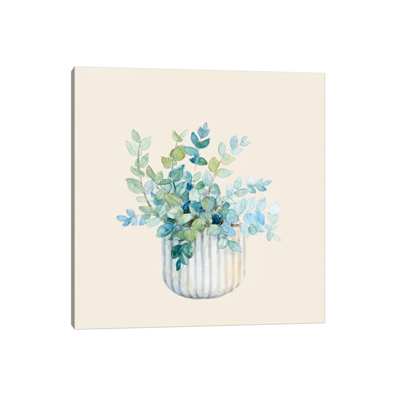 Decorative Potted Plant Iv by Lanie Loreth - Wrapped Canvas Gallery-Wrapped Canvas Giclée