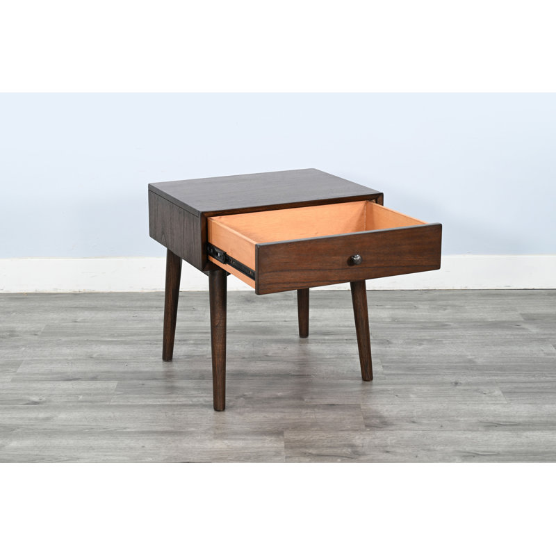 Commode anglaise 1 tiroir Hackler, Noyer