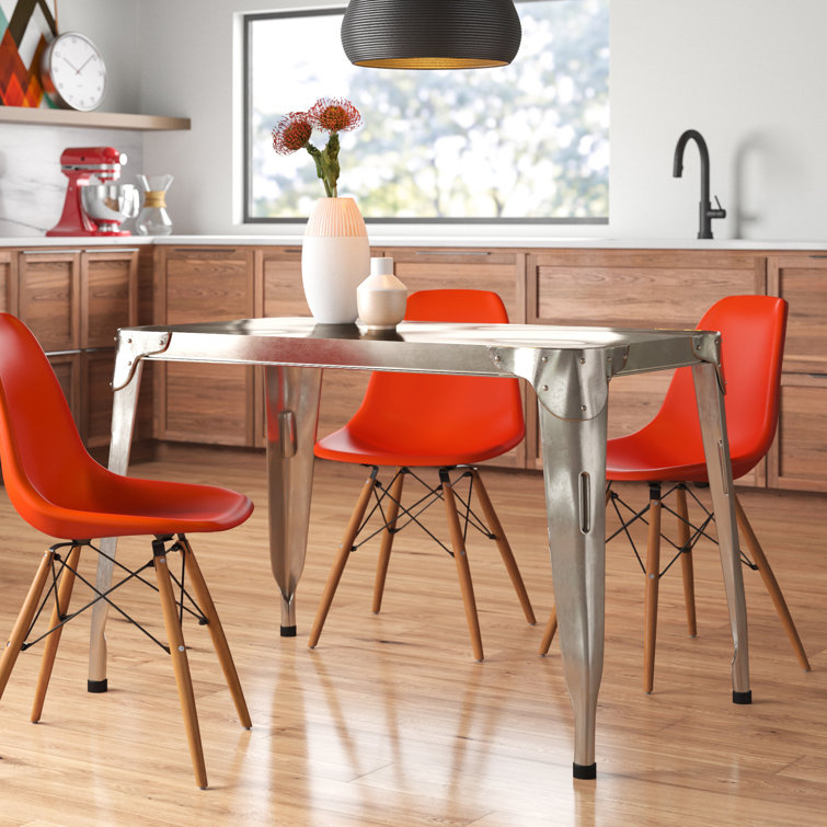 old fashioned metal kitchen table