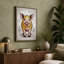 Gentle Pig Portrait Modern 1 Piece Wrapped Canvas Wall Art-136784824-136784825