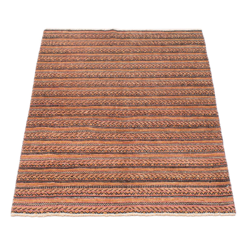 One-of-a-Kind 3'11" X 6' New Age Wool Area Rug in Brown