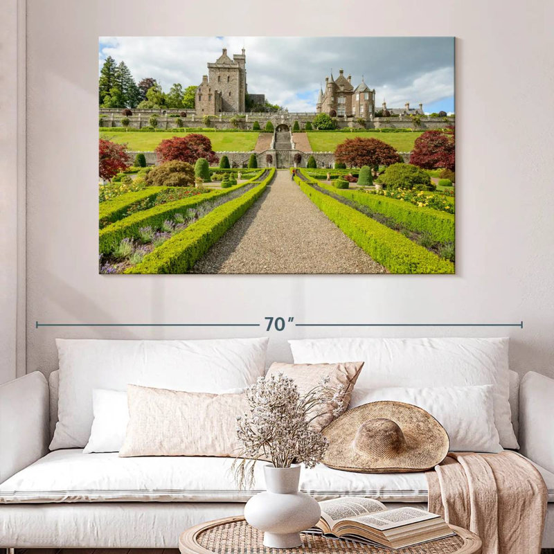 Jardins du château de Drummond, H 34 po x l 51 po