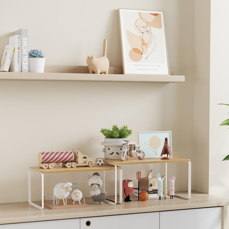 12.3'' W Steel Shelving Unit, Beige