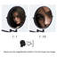 Miroir de maquillage grossissant