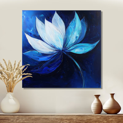 Eternal Melody Of Blue Tulip I - Tulip Canvas Print