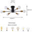 6 - Light Dimmable Sputnik Sphere Chandelier