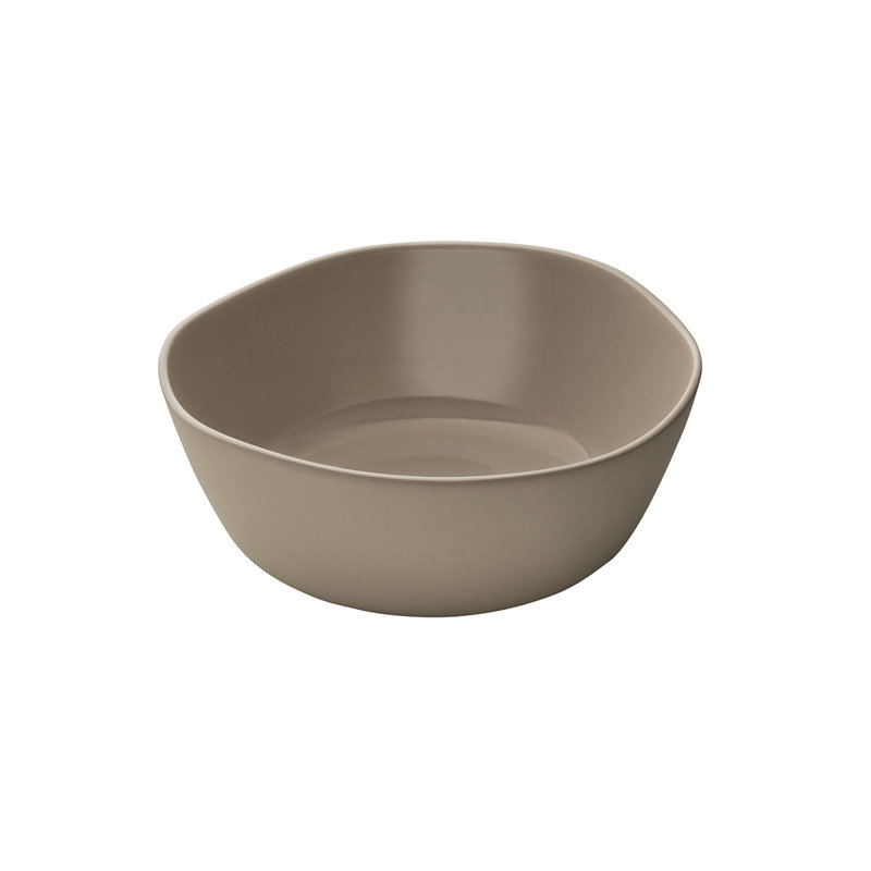 Brume Porcelain Serving Bowl, Gray
