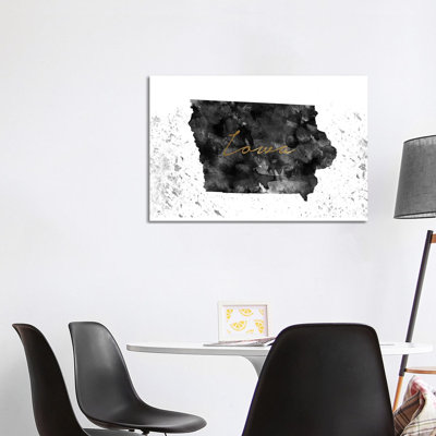 Iowa 1 Piece Wrapped Canvas Painting