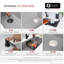 Granite Composite Double Bowl Kitchen Sink with Pi-62240460