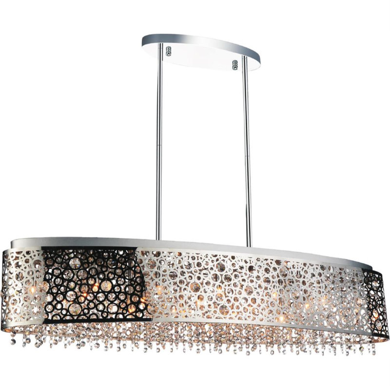 Lustre géométrique à un état/à 16 lumières unique Zeke