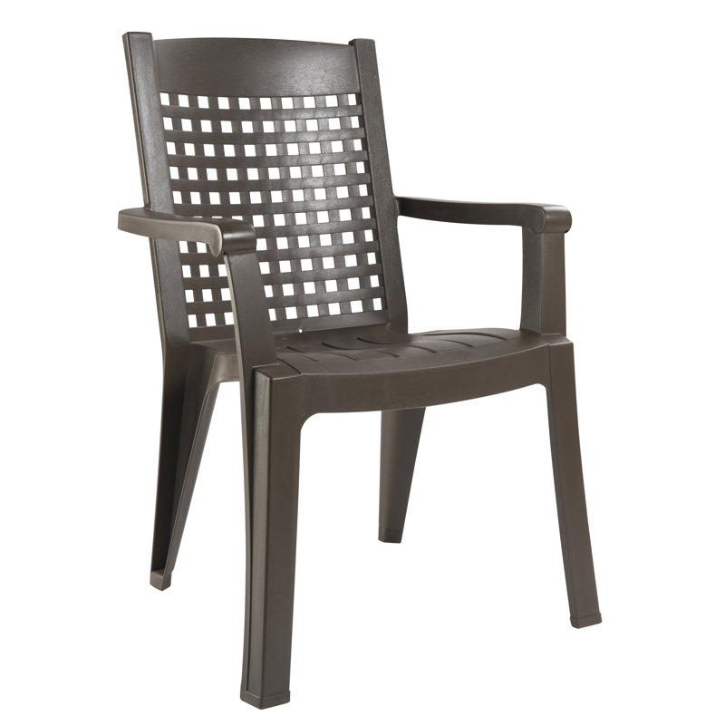 Wessels Stacking Patio Dining Armchair