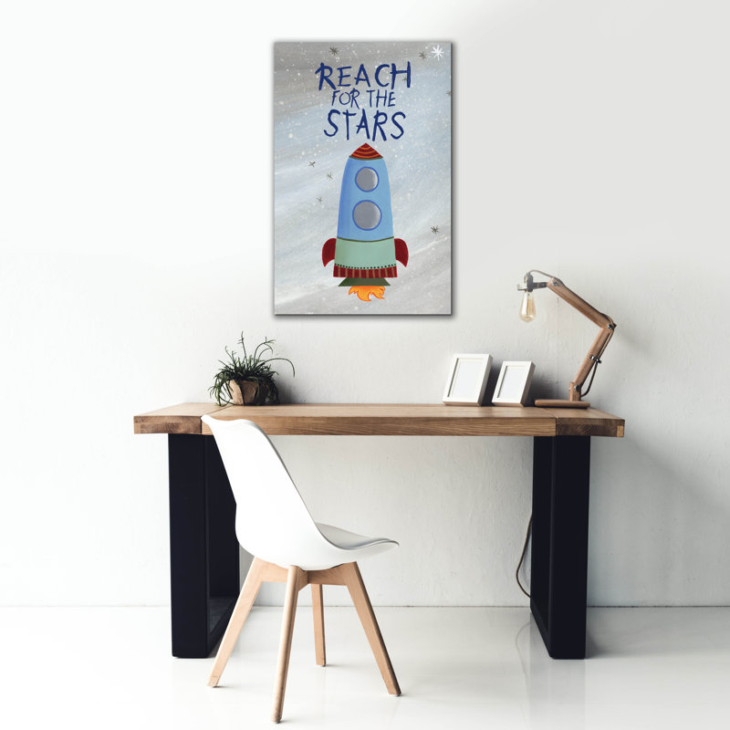 «Futur Space Explorer Collection B» par Regina Moore, art mural sur toile, H 40 po x l 26 po x P 1,5 po