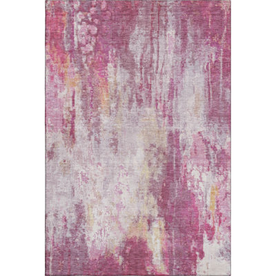 Premium Machine Washable Marasco AMF1640 Abstract Rug