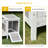 Pet House with Pull-Out Tray