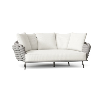 Wailea 70.5" Wide Outdoor Patio Daybed with Cushions