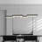 4-light Rectangle Loop Dimmable Led Pendant