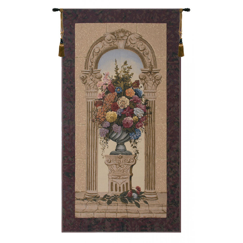 Loom Woven Cotton Blend Wall Hanging, 95" H x 54" W x 0.15" D