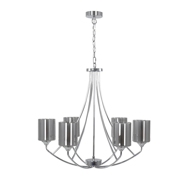 Chandelier, 200cm H x 69.5cm W x 69.5cm D, 6 Lights