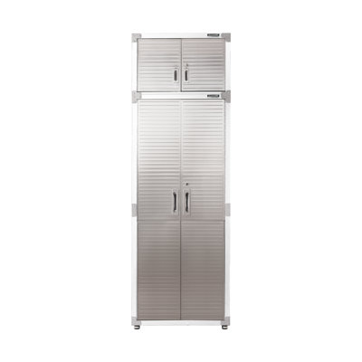Seville Classics UltraHD 2-Piece Storage Cabinet Set, 30" W x 18" D x 90.5" H
