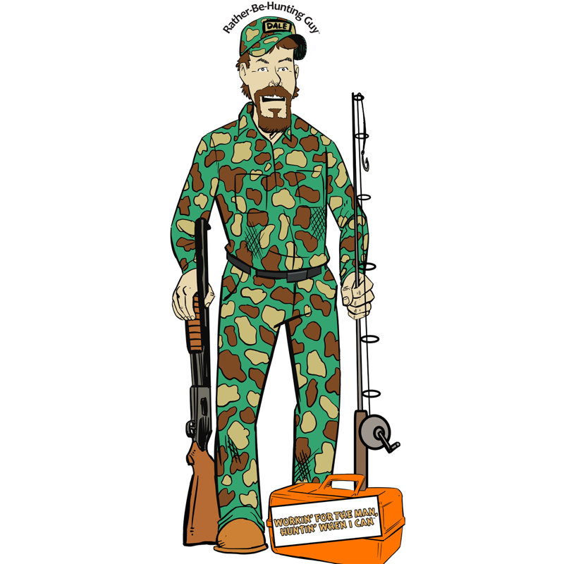 Accroche en carton en camo version plutôt be be-chasse