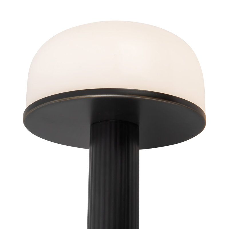 Vienna 9-in Black dimmable LED Table Lamp, Urban Bronze