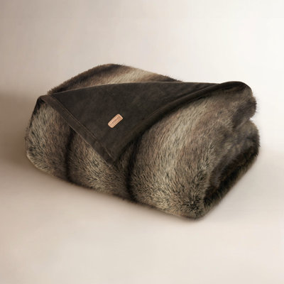 Luxe Faux Fur Throw Blanket