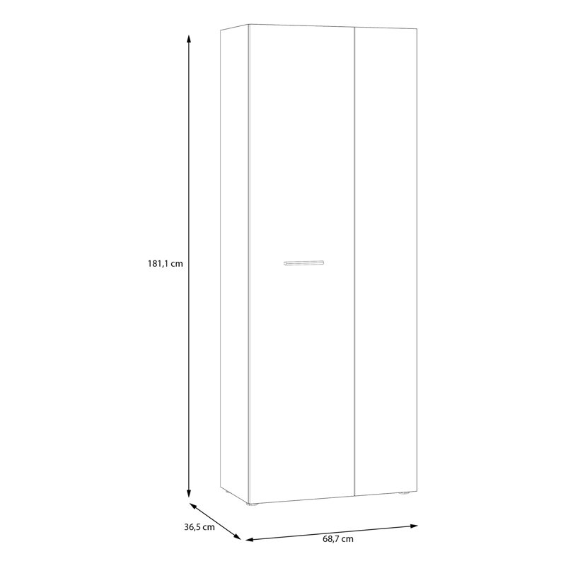 Shilu 18 Pair Shoe Storage Cabinet, Grey/Vintage Oak