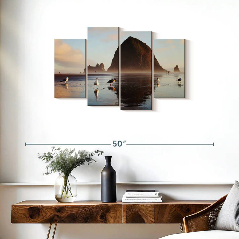 Gillard Haystack Rock Seagulls, 22" H x 36" W