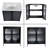  Lex 30" Freestanding Bathroom Vanity with Sink, Floor Standing Vanity with 2 Doors, Ceramic Basin Sink Top-1827753809