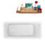 1700mm x 779.8mm Soaking Acrylic Bathtub-1412093999
