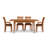 Sarah 4 - Person Solid Wood Top Four Leg Dining Set-16848865-37101028-39921210