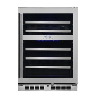 46 Bottle Dual Zone Built-In Wine Refrigerator -  TITAN, TT-W2446DZ